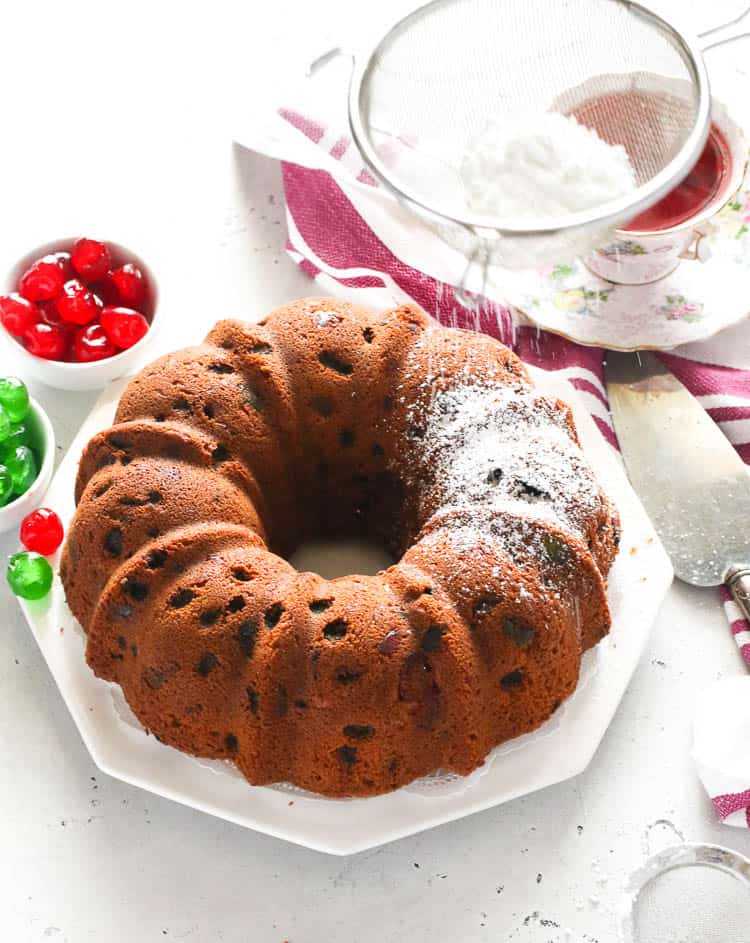 Bundt Light Fruit Cake 