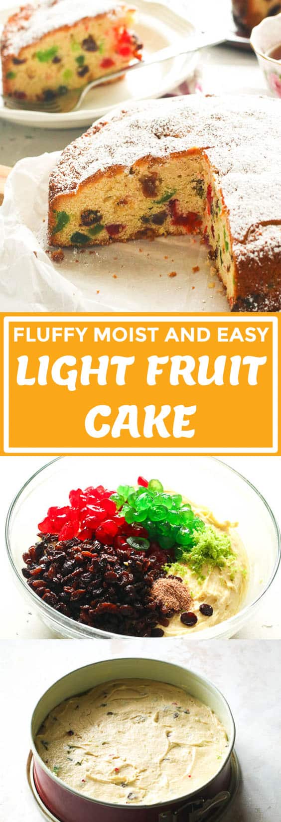 Light Fruit Cake