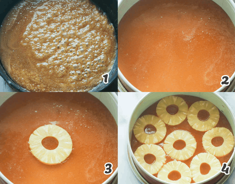 Pineapple Upside Down Cake Topping