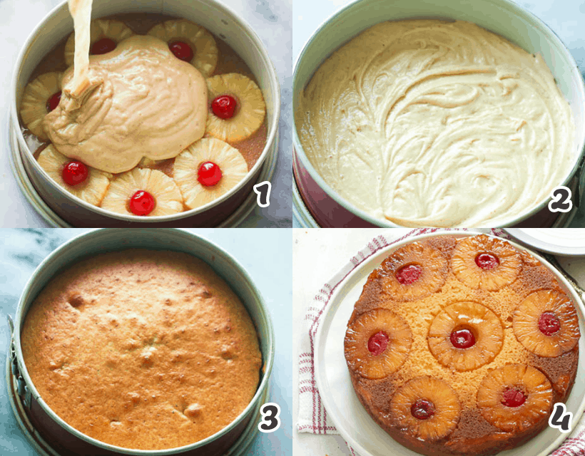 Homemade Pineapple Upside Down Cake