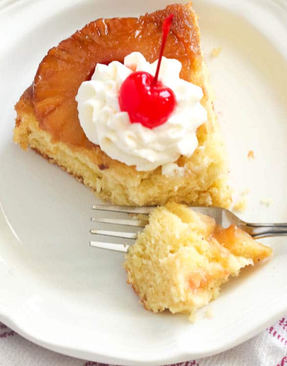 Pineapple Cake Slice