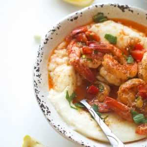 Creamy Cajun Shrimp and Grits