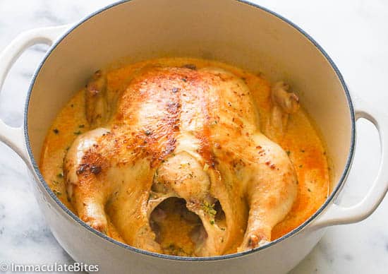 Whole Chicken Braised in Coconut mIlk