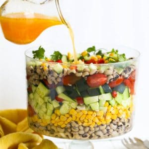 Black eyed peas salad