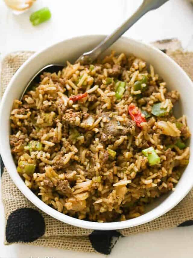 Dirty Rice - soul food in a bowl