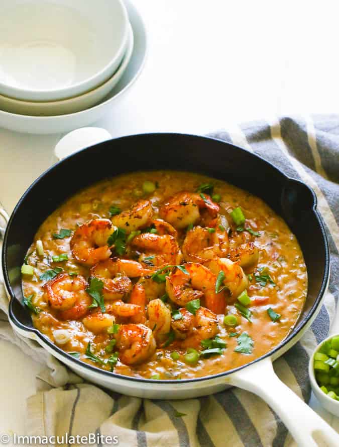 Shrimp Étouffée in Skillet