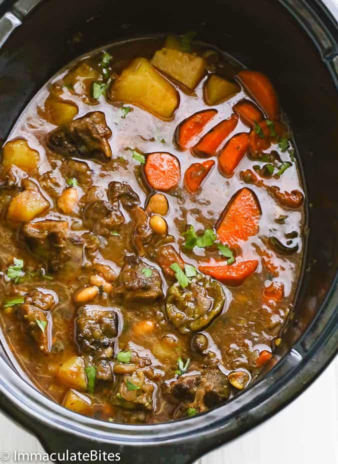 Crazy Delicious Slow Cooker Oxtail Soup Ready to Eat