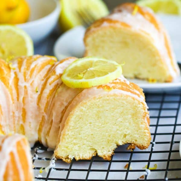 Lemon Sour Cream Pound Cake - Immaculate Bites