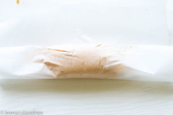 Roll it up in wax paper