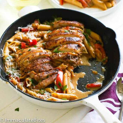 Cajun Chicken Pasta Immaculate Bites