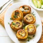 Getting ready to enjoy easy Piononos made with ground beef
