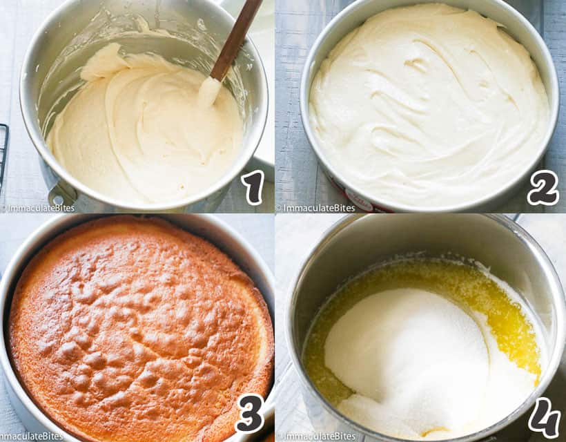 Make the batter, bake it, and make the frosting