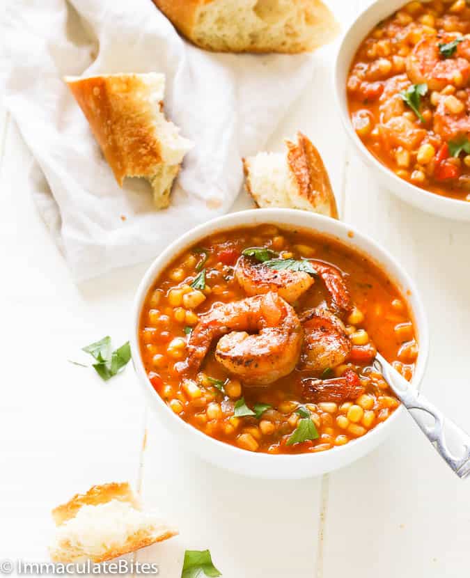 Cajun Corn Shrimp Soup