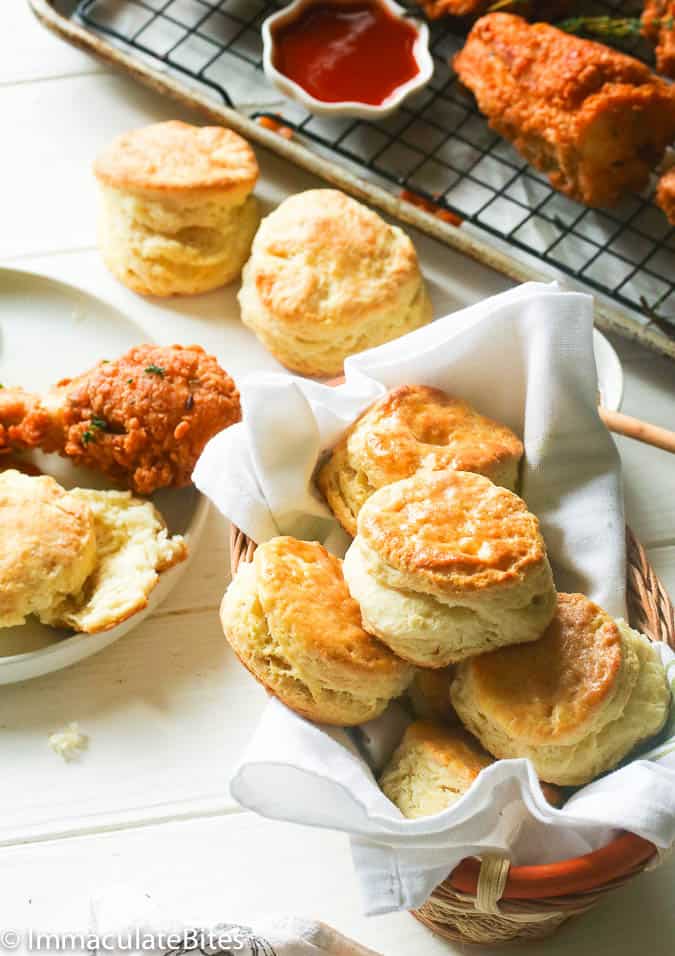 Southern Fried Chicken and Biscuits
