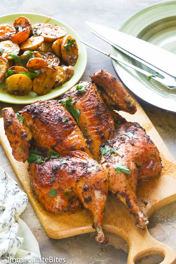 Spatchcock chicken Spatchcock chicken
