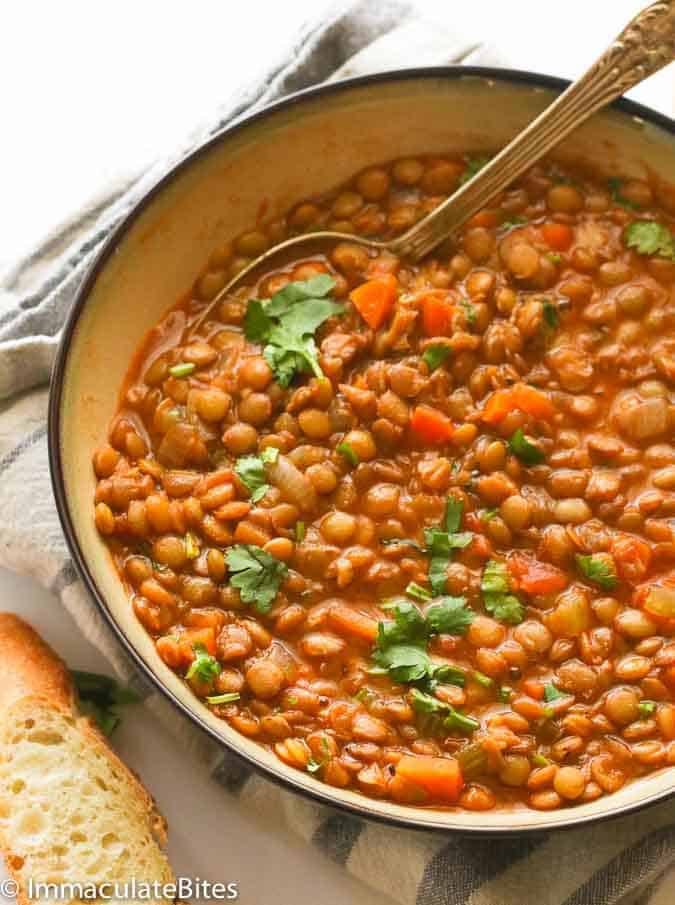 Lentil Soup Recipe | Africanbites.com