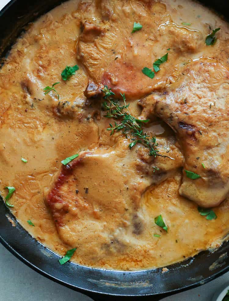 Stovetop Smothered Pork Chops