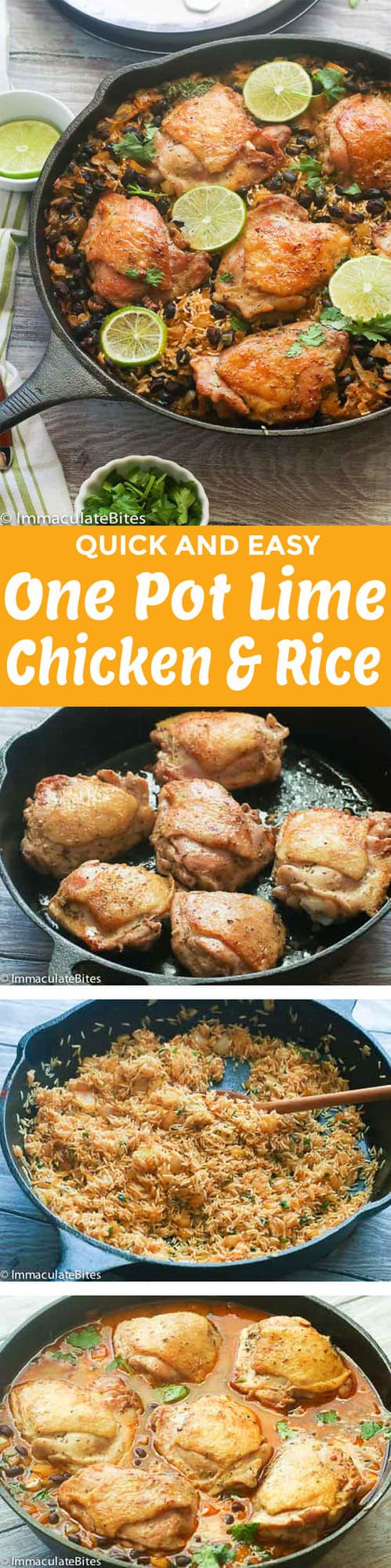 One Pot Lime Chicken and Rice