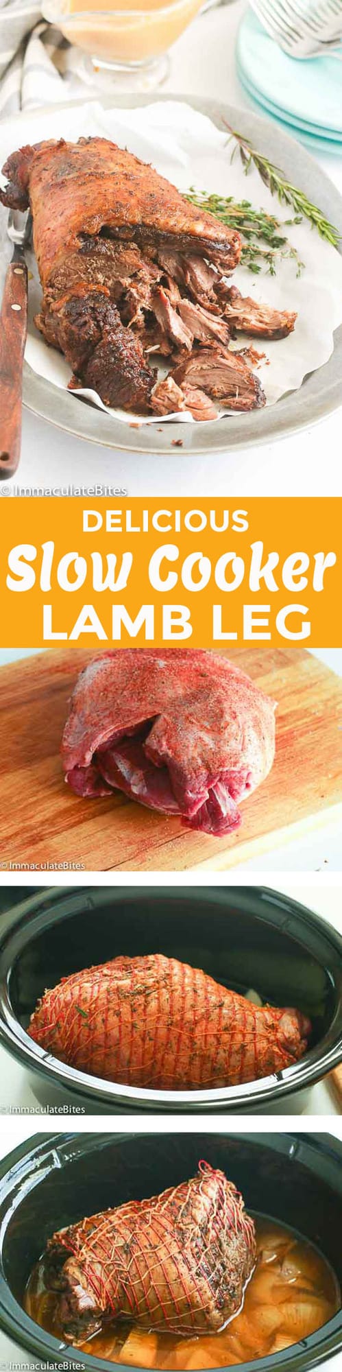 Slow Cooker Lamb Leg