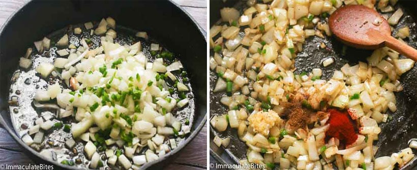 one pot cilantro lime chicken and rice.3