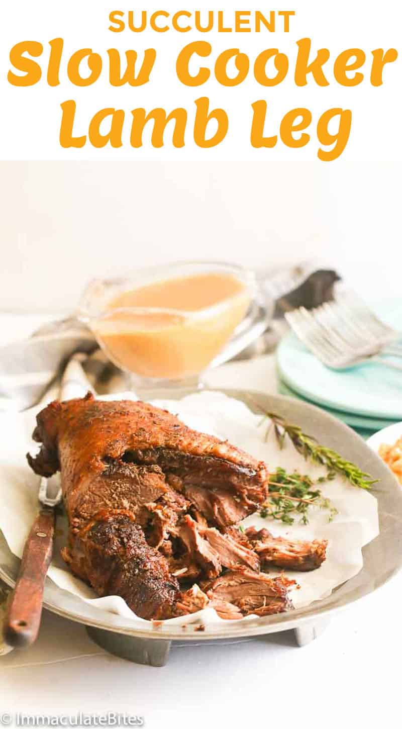 Slow Cooker Lamb Leg