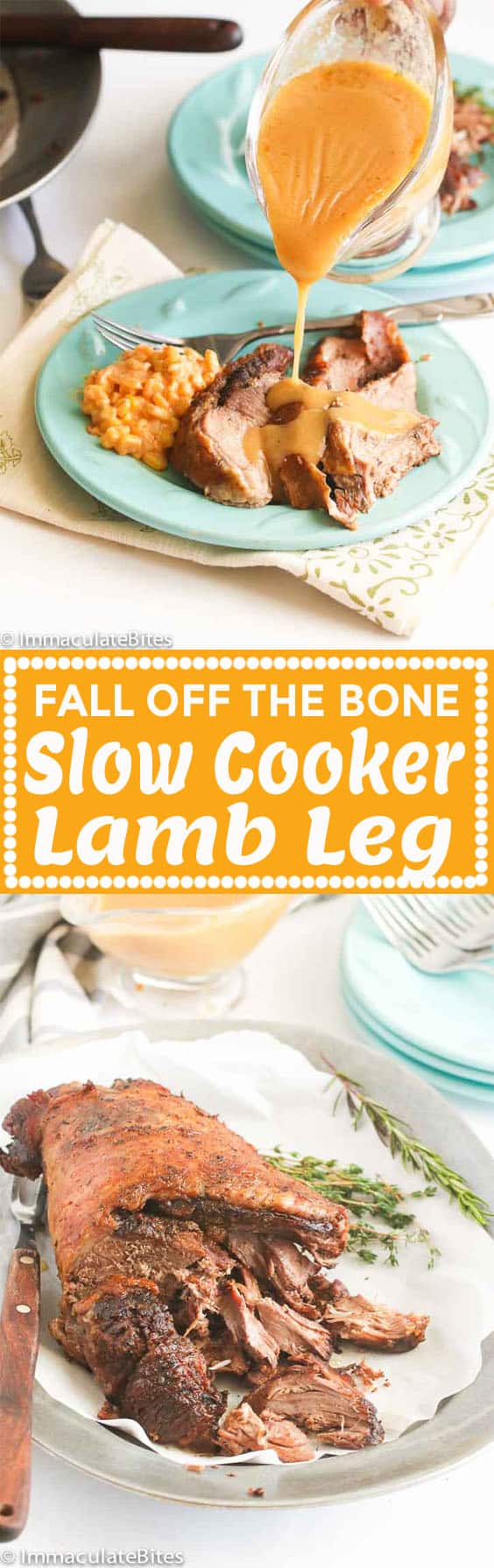 Slow Cooker Lamb Leg