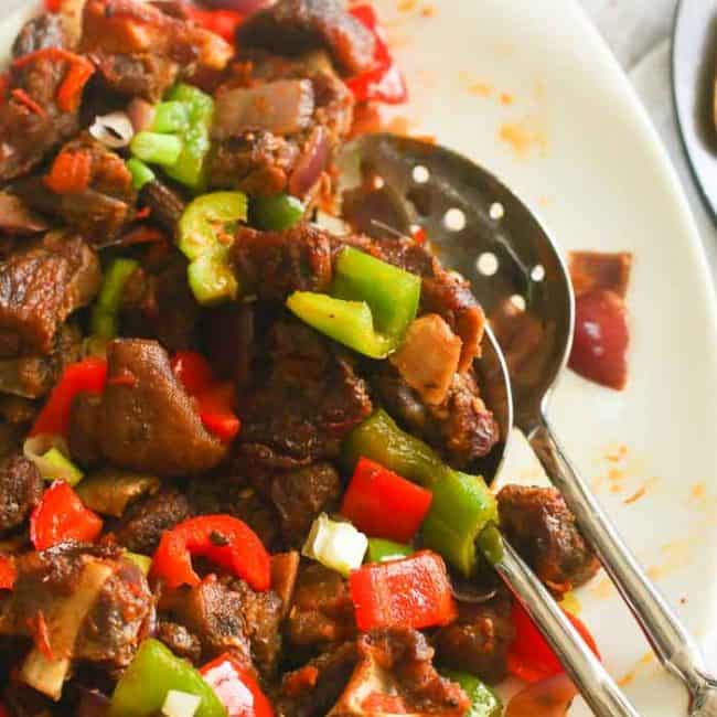 Asun (Spicy Roast Goat)