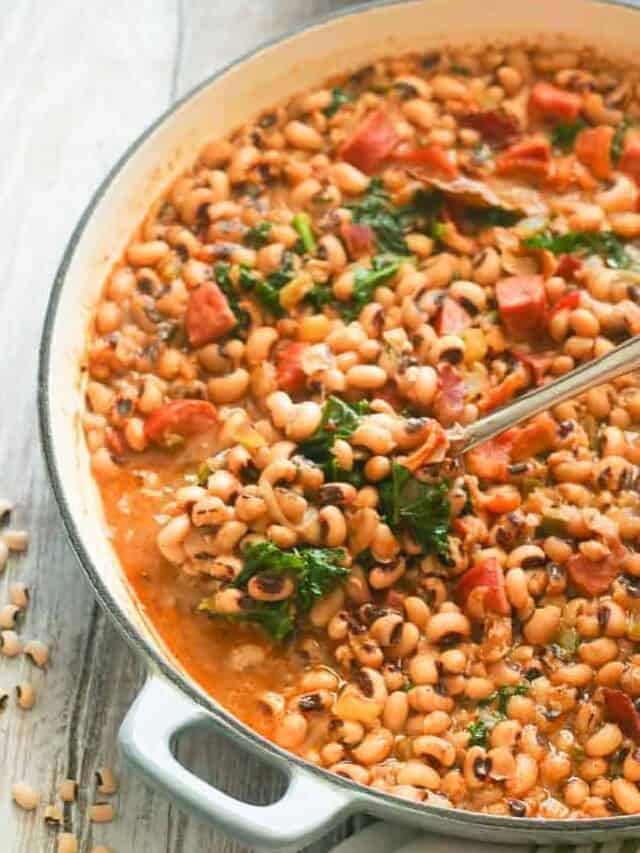 Southern Black eyed peas recipe.