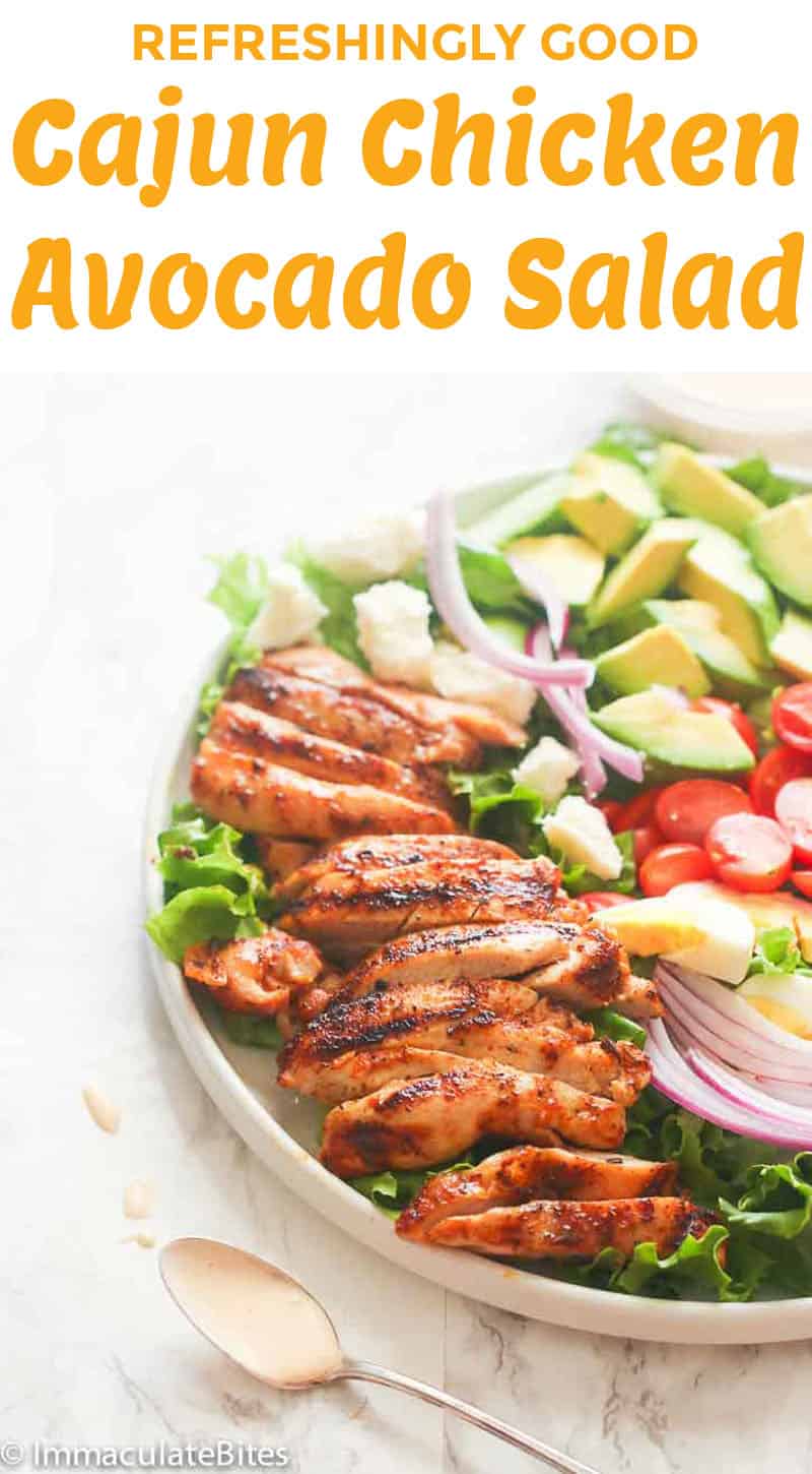 Cajun Chicken Avocado Salad