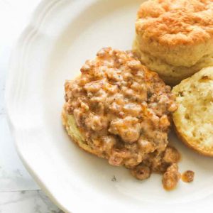 Biscuits and Sausage Gravy