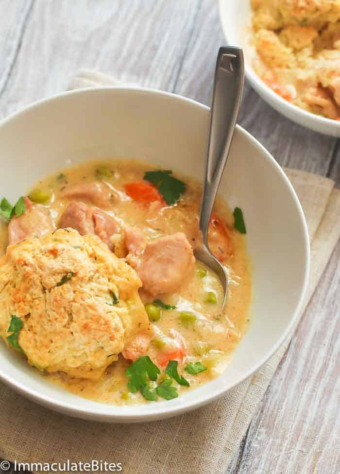 Chicken and Dumplings - Immaculate Bites