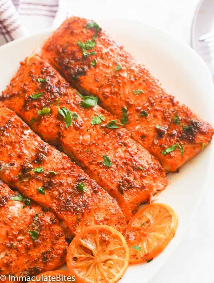 Oven Baked Salmon - Immaculate Bites