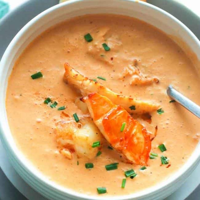 Easy Keto Lobster Bisque Recipe - Low Carb Yum