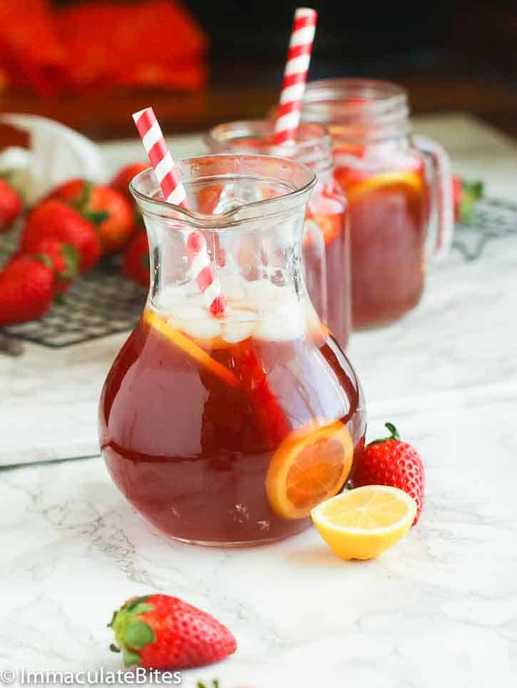 Southern Sweet Tea in pitcher