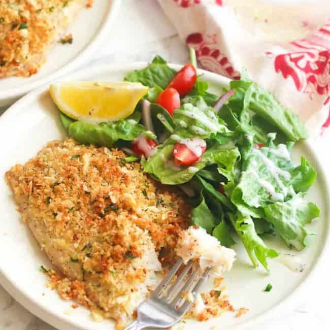 Parmesan Crusted Tilapia