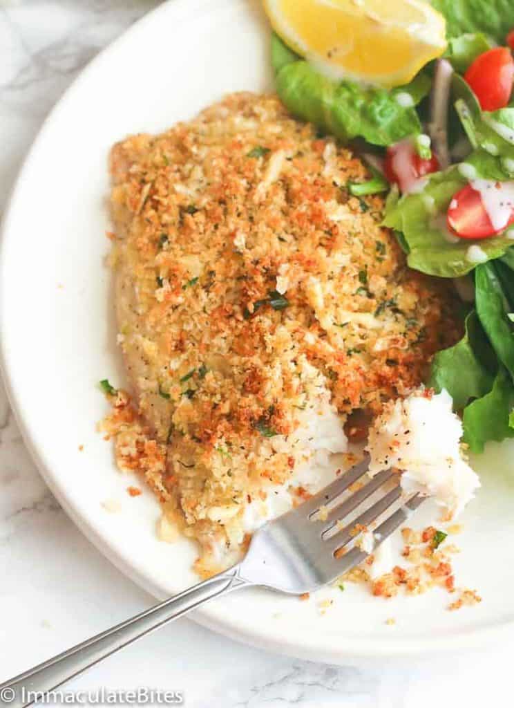 Parmesan Crusted Tilapia