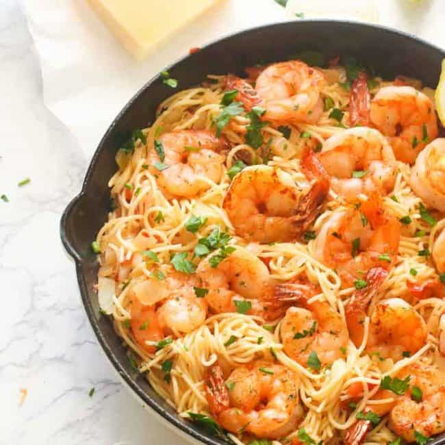 Shrimp Scampi Pasta