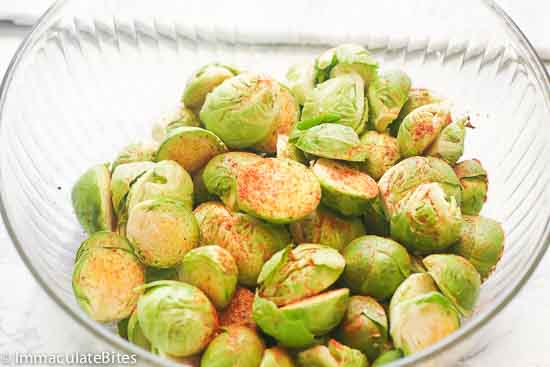 Balsamic Baked Brussel Sprouts