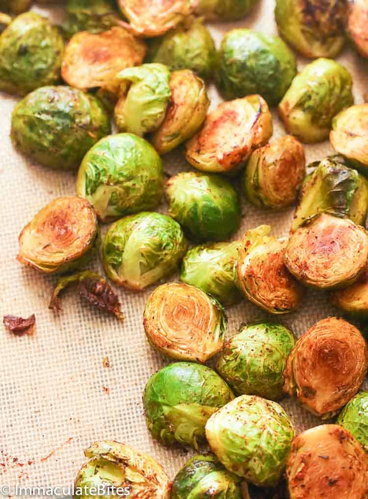 Balsamic Baked Brussel Sprouts