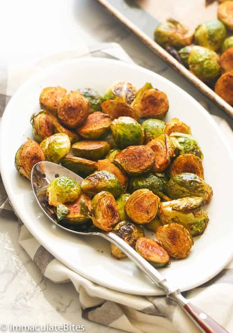 Balsamic Baked Brussel Sprouts