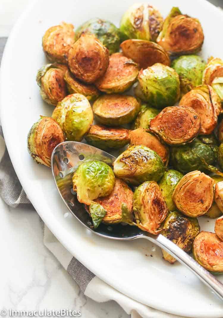 Balsamic Baked Brussel Sprouts