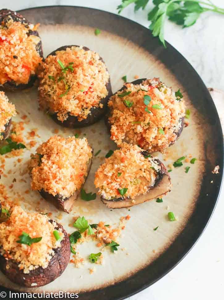 Crab Stuffed Mushrooms