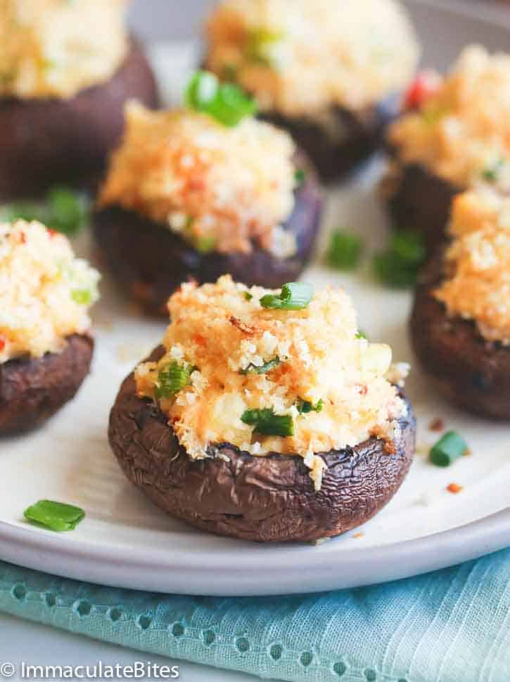 Crab stuffed mushrooms