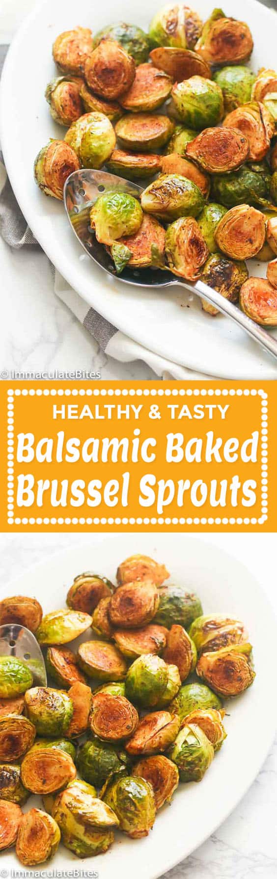 Balsamic Baked Brussel Sprouts