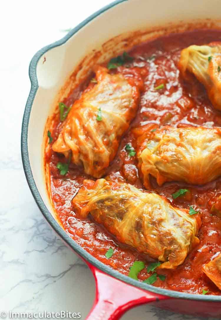 Stuffed Cabbage Rolls Immaculate Bites