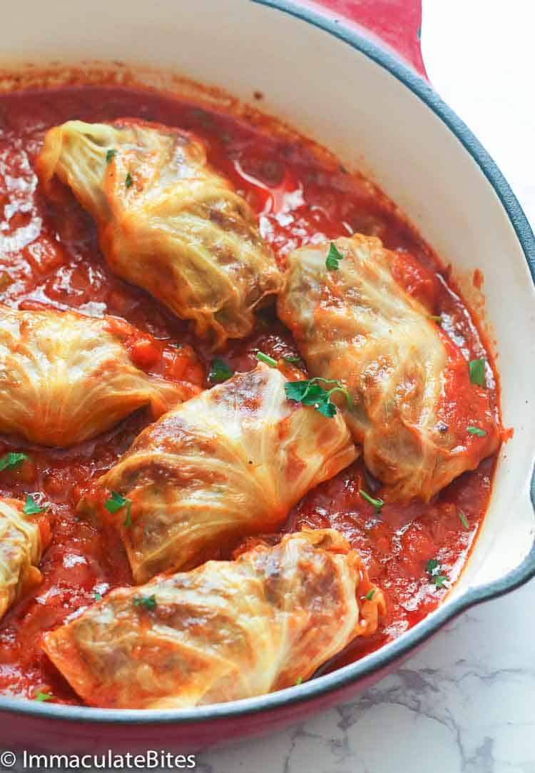 Stuffed Cabbage Rolls Immaculate Bites