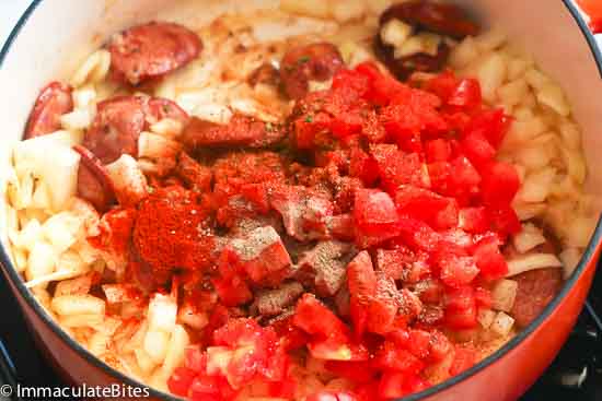 Sauteed Cabbage and Sausage