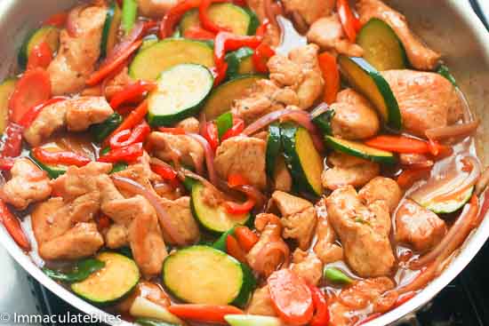 Stir Fry Chicken and Vegetables