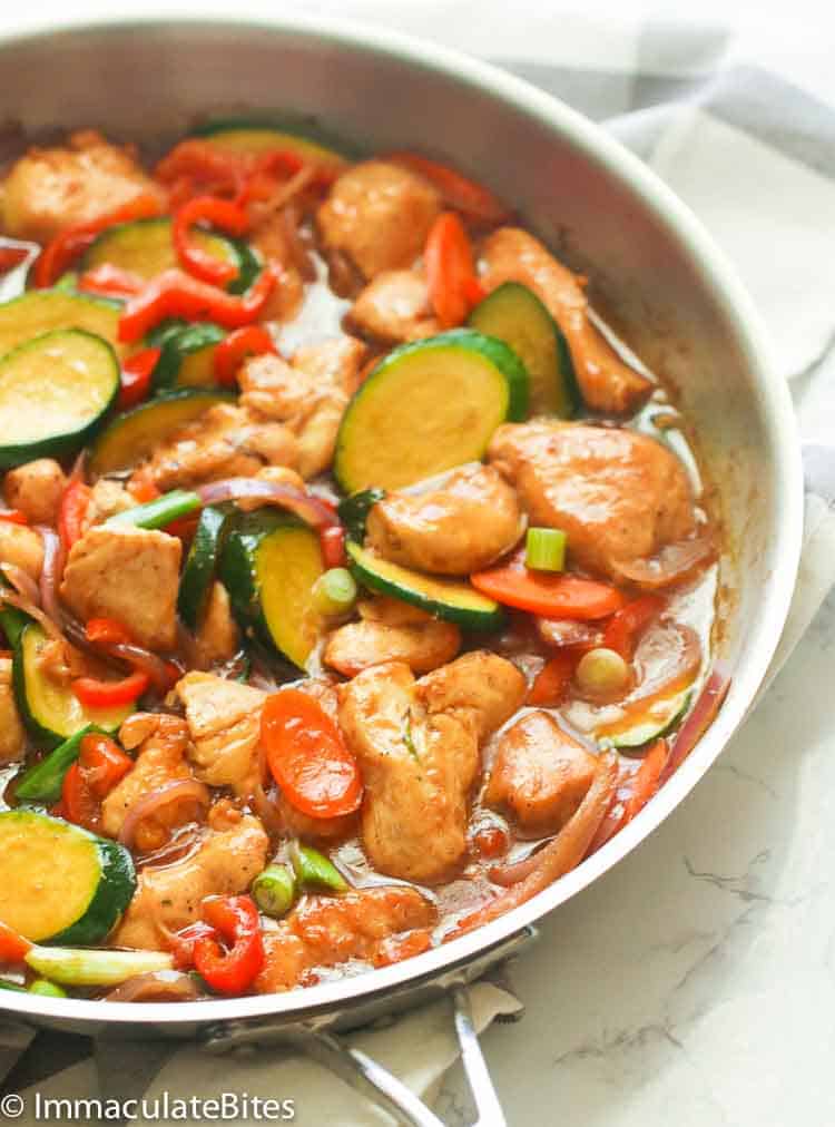 Stir Fry Chicken And Vegetables Immaculate Bites
