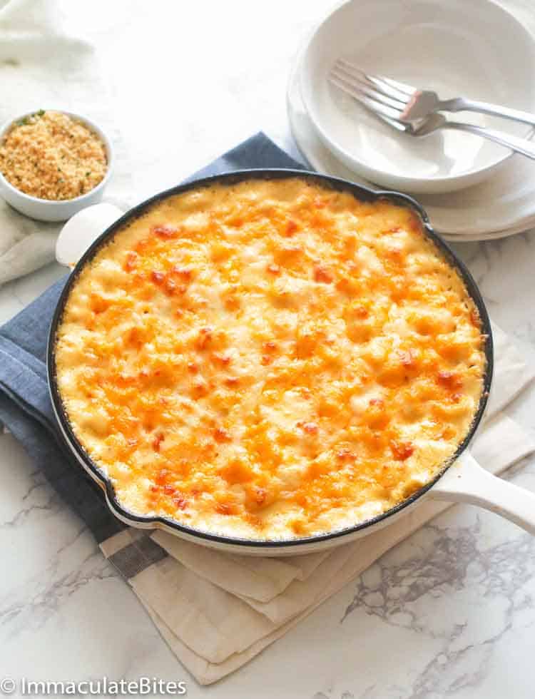 Southern Baked Mac and Cheese - Immaculate Bites